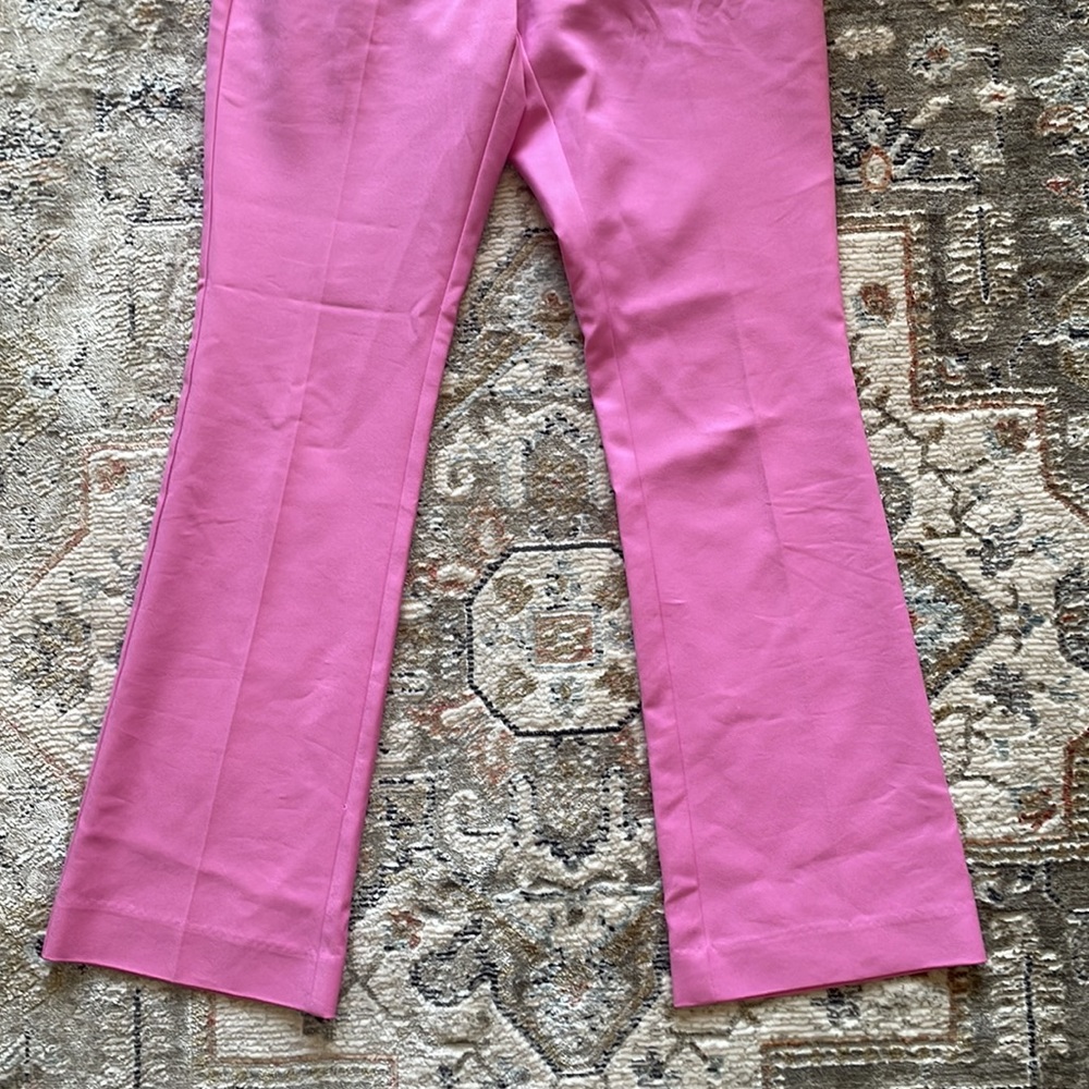 New York & Company Bubble Gum Pink High Waisted Ankle Pants - Picture 4 of 6